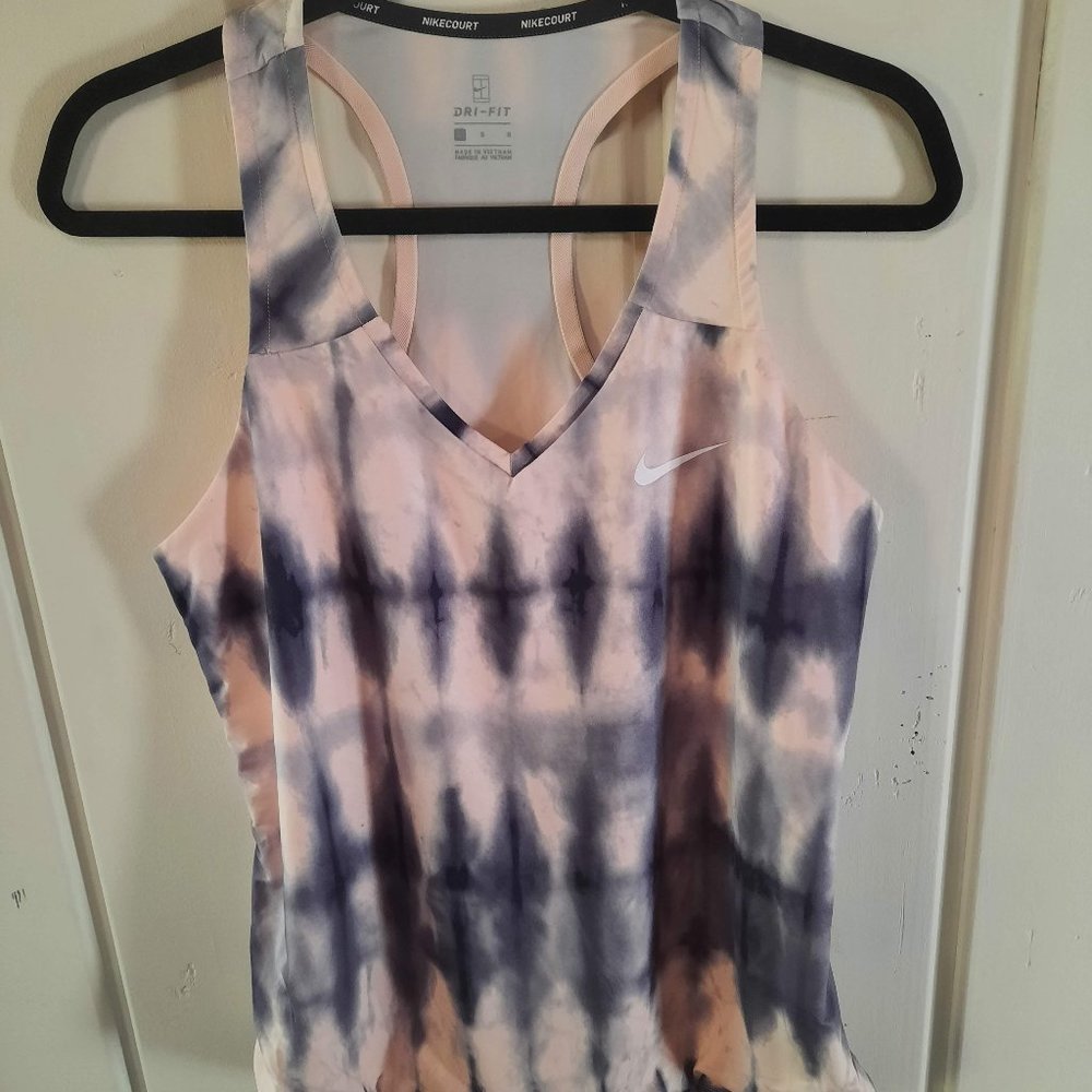 Nike Court Tie Dye Racerback Tank L